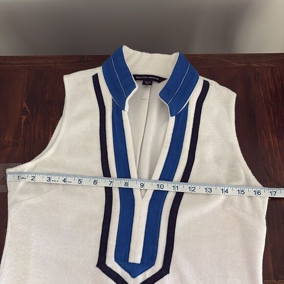 Boston Proper Loop Terry Color Block Tunic Dress Size XS - Picture 10 of 12